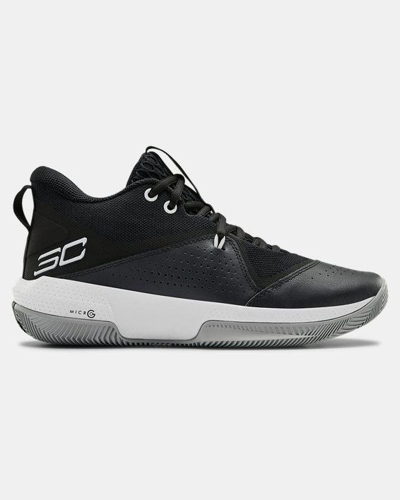 Adult UA SC 3ZER0 IV Basketball Shoes in Black image number 0